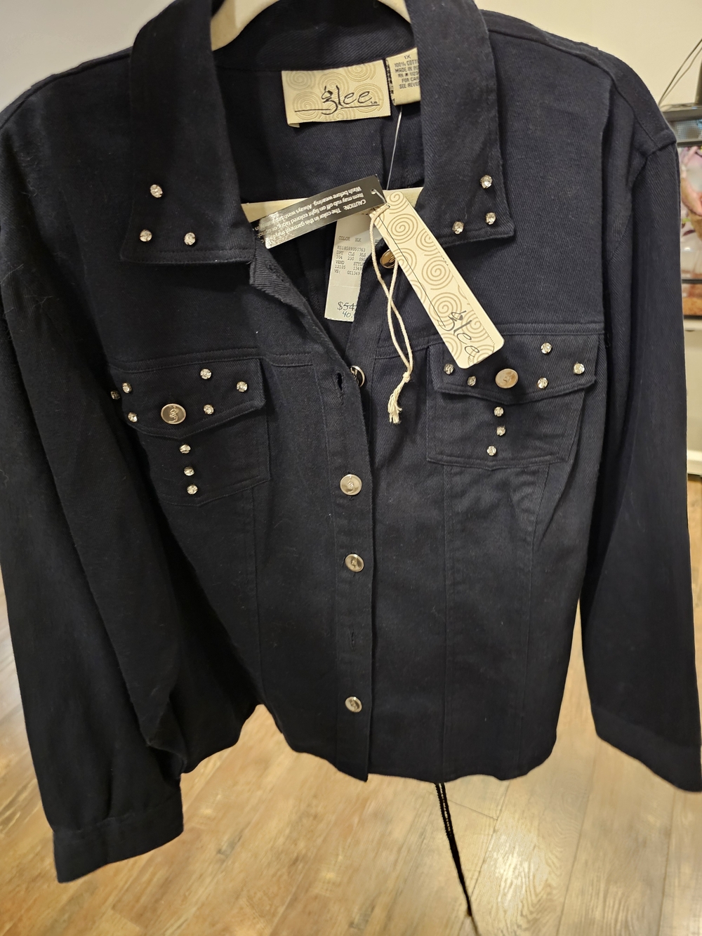 Glee Black Embellished Denim Jacket – Brand New with Tags (NWT)